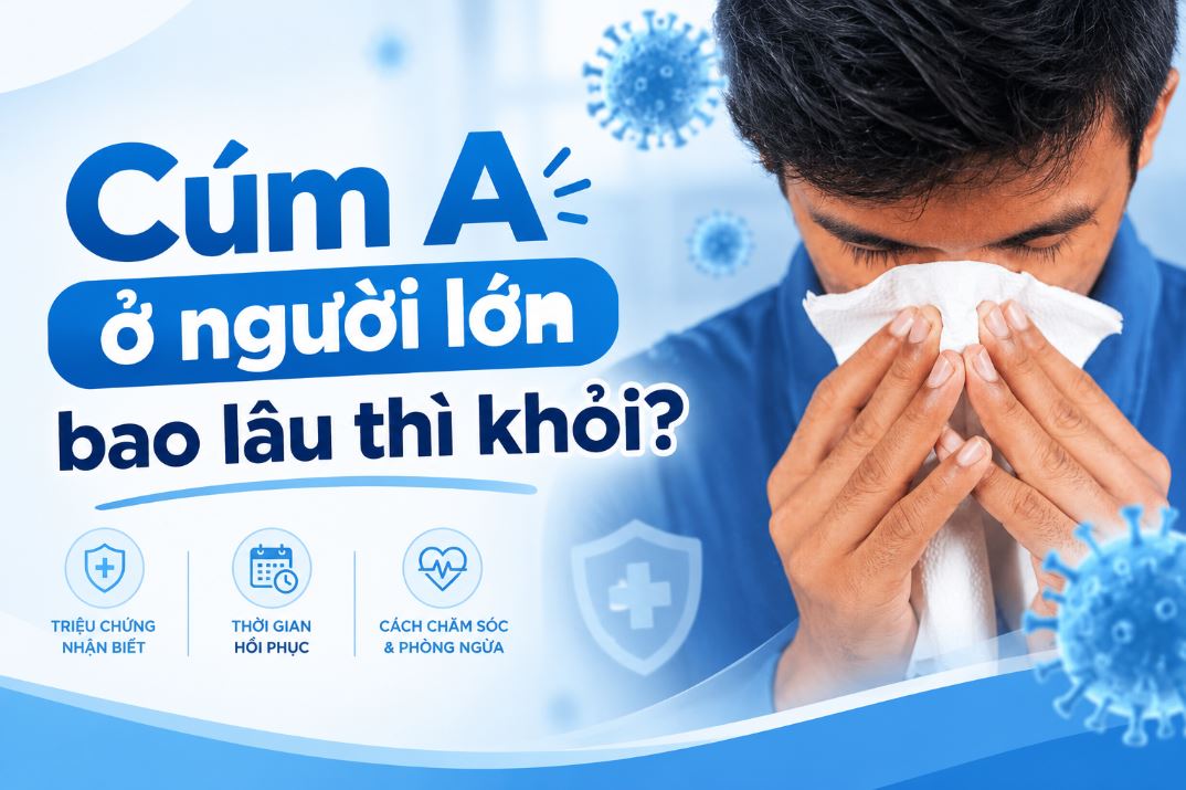 Cúm A ở người lớn bao lâu thì khỏi? Thời gian hồi phục và cách rút ngắn bệnh