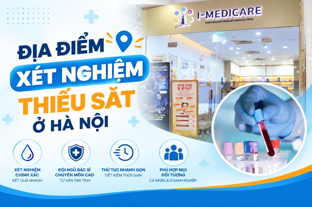 Địa điểm xét nghiệm thiếu sắt ở Hà Nội uy tín, kết quả chính xác