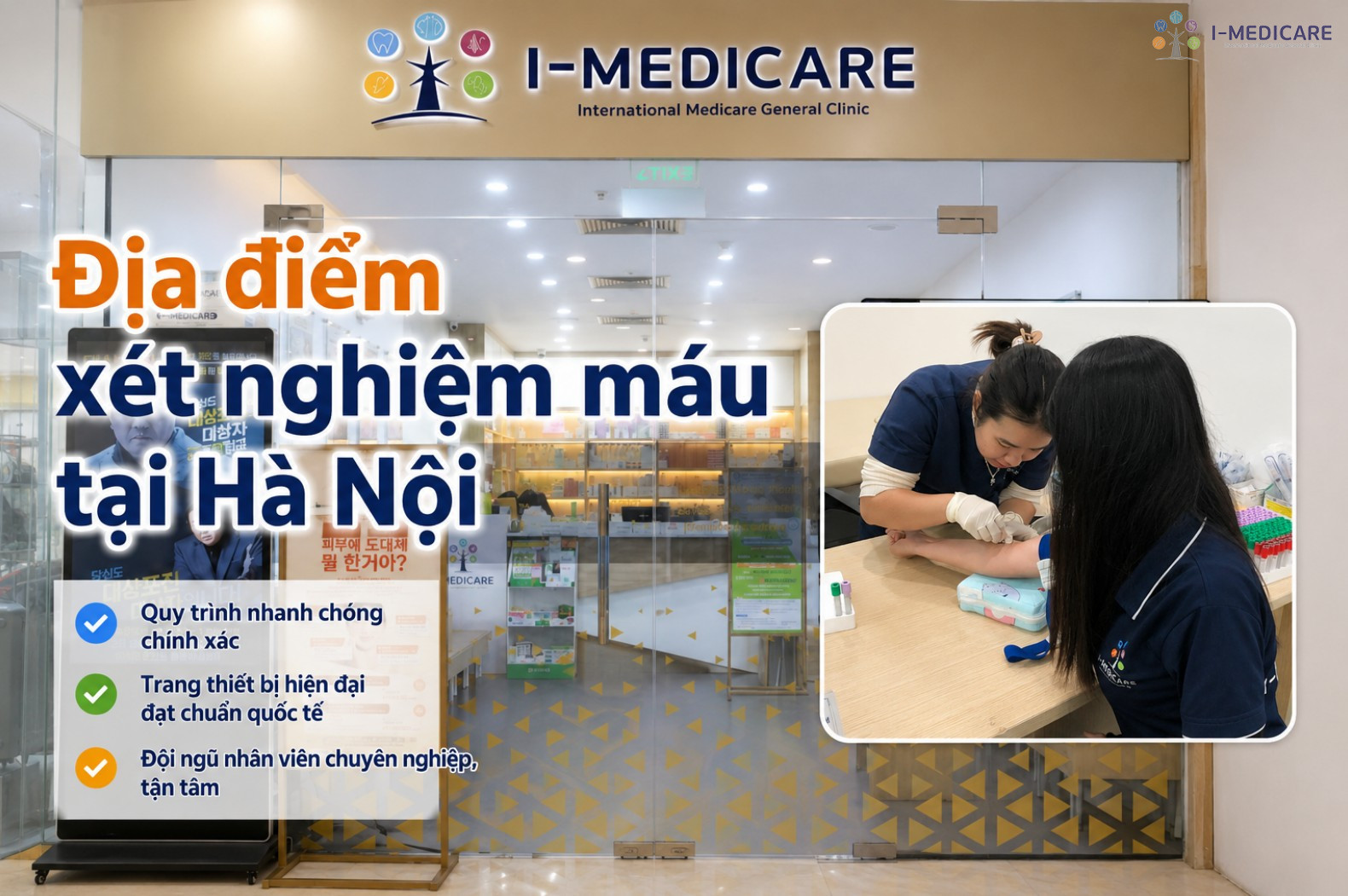 Địa Điểm Xét Nghiệm Máu Tổng Quát Ở Hà Nội Uy Tín: I-Medicare
